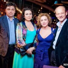 Julia Evdokimova with Konstantin Shapovalenko and friends
